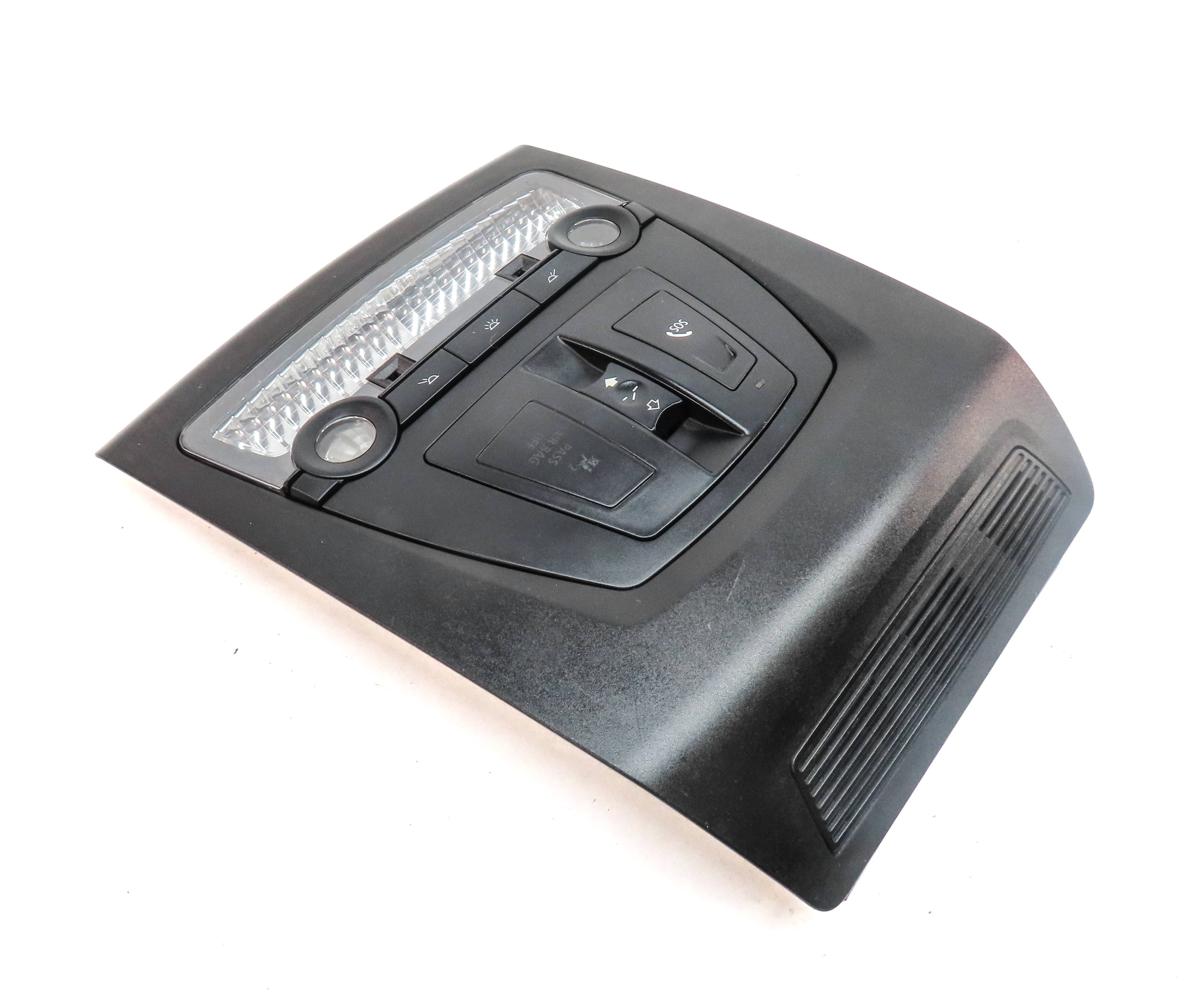 2012 BMW 550I (F10) FRONT OVERHEAD DOME LIGHT LAMP w/ SWITCHES (Black) — exact item pictured